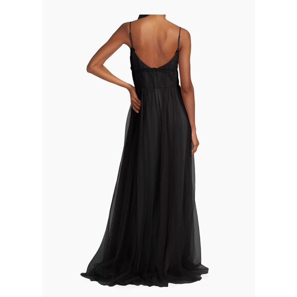 NWT Vera Wang Manuela Tulle Back Gown Size US 8 - Picture 4 of 16